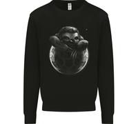 Un Bradipo Sulla Luna Uomo Felpa Maglione