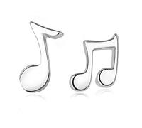 Un-brand, 1 paio di orecchini da donna, alla moda, con note musicali, ideali come regalo d’amore, di qualità superiore e creativa.