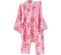 un-brand Completo da Pigiama Kimono Giapponese da Donna in Puro Cotone Taglia M A17