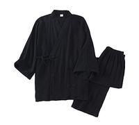 un-brand Kimono Giapponese da Uomo Allentato Casual da casa Pigiama da Notte Taglia M O35