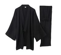 un-brand Kimono Giapponese da Uomo Allentato Casual da casa Pigiama da Notte Taglia XL O35