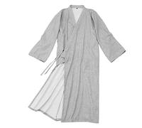 un-brand Kimono Giapponese da Uomo Robe Plus Size Abbigliamento Zen Abbigliamento taoista (Taglia M, D5)