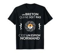 Un Breton Che Non beve è Una Spia Maglietta