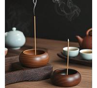 Un bruciatore di incenso in legno compatto e minimalista. Portatile e facile da usare, adatto per la decorazione di casa, ufficio e hotel. Può essere utilizzato anche come souvenir per occasioni come 