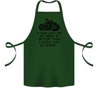 Un Brutto Giorno Sulla Mia Moto Biker Grembiule In Cotone 100% Biologico
