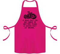 Un Brutto Giorno Sulla Mia Moto Biker Grembiule In Cotone 100% Biologico