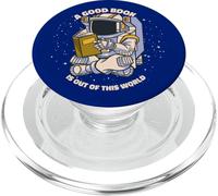 UN BUON LIBRO È FUORI DA QUESTO MONDO Astronauta Space Reads Meme PopSockets PopGrip per MagSafe