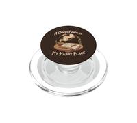 Un buon libro è il mio posto felice amanti della lettura PopSockets PopGrip per MagSafe