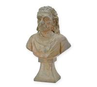 Un busto in bronzo di Albert Einstein replica design retrò decorazione