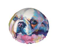 Un cagnolino sdraiato Cuffia da a riutilizzabile - cuffia da a quotidiana a doppio strato impermeabile, elastica ed ecologica