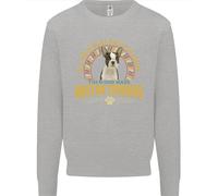Un Cane Boston Terrier Uomo Felpa Maglione
