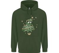 Un Cane Che Fa Pipì Su Un Albero Di Natale Divertente Uomo Felpa