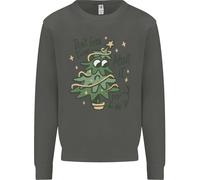 Un Cane Che Fa Pipì Su Un Albero Di Natale Xmas Divertente Felpa Per Bambini