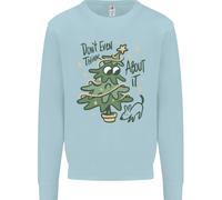 Un Cane Che Fa Pipì Su Un Albero Di Natale Xmas Divertente Felpa Per Bambini