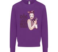 Un Cane È Il Miglior Amico Di Una Ragazza Felpa Uomo