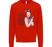 Un Cane È Il Miglior Amico Di Una Ragazza Felpa Uomo