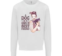 Un Cane È Il Miglior Amico Di Una Ragazza Felpa Uomo