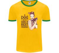 Un Cane È Un Ragazze Migliore Amico Chihuahua Uomo Ringer Fotl