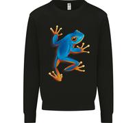 Un Carino Ranocchio Che Scala Su Felpa Per Bambini