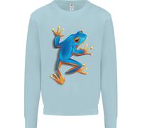 Un Carino Ranocchio Che Scala Su Felpa Per Bambini