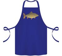 Un Carpa Pesce Pesca Pescatore Cotone Grembiule 100% Biologico