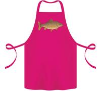 Un Carpa Pesce Pesca Pescatore Cotone Grembiule 100% Biologico
