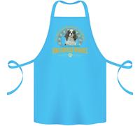 Un Cavalier King Charles Spaniel Cane Cotone Grembiule 100% Biologico
