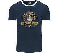 Un Cavalier King Charles Spaniel Cane Uomo Ringer Fotl