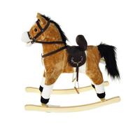 Un cavallo a dondolo con suono