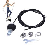 Un cavo spesso utilizzato con le pulegge | Corda spessa robusta per un uso duro | Un con peso del cavo e puleggia - per appassionati e amici che si allenano all'interno del garage con