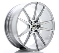 Un cerchio Cerchi JR JR21 20x8,5 ET40 5x114,3 Silver Machined Face