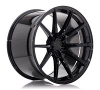 Un cerchio Concaver CVR4 22x10 ET25 5x112 Nero platino