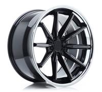 Un cerchio Concaver CVR8 20x10 ET47 5x112 Nero taglio diamante