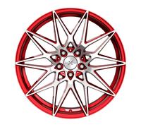UN cerchio in lega AX9 AXXIONAXXION 9.0 x21 5/120 ET 30 Rosso ciliegia