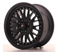 Un Cerchio in Lega Japan Racing JR10 15" x 7" ET30 4 x 100 / 108 Nero Opaco