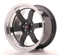Un Cerchio in Lega Japan Racing JR12 17x9 ET25 5x100/114 Nero