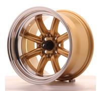 Un Cerchio in Lega Japan Racing JR19 15x9 ET-13 4x100/114 Oro