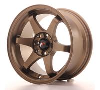 Un Cerchio in Lega Japan Racing JR3 15" x 8" ET 25 4 x 100 / 114 Anodiz Bronzo