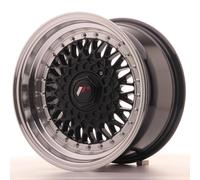 Un Cerchio in Lega Japan Racing JR9 15" x 8" ET20 4x100/108 Nero - Cromato black