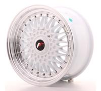 Un Cerchio in Lega Japan Racing JR9 16x8 ET25 4x100/108 Bianco