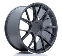 Un Cerchio in Lega JR JR42 20x10 ET35-42 5H BLANK Canna di fucile opaca