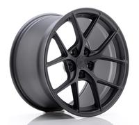 Un Cerchio in Lega JR WHEELS SL01 18x10,5 ET25-38 5H BLANK Canna di Fucile Opaco