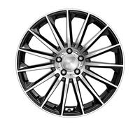 UN cerchio in lega WH39 2DRV 9.0 x20 5/112 ET 35 Nero completamente lavorato