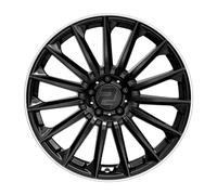 UN cerchio in lega WH39 2DRV 9.0 x20 5/112 ET 35 Nero lucido verniciato con