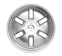 UN cerchio in lega Y1 AXXIONAXXION 9.0x21 5/112 ET 40 Argento con bordo