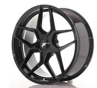 UN Cerchio Japan Racing JR34 19x8,5 ET35-40 5H Blank Nero Chiaro Brunito Lucido