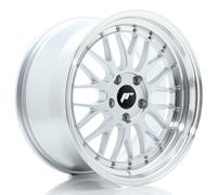 Un cerchio JR JR23 18x9,5 ET40 5x120 Hyper Silver con bordo lavorato