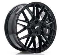 Un cerchio JR JR28 17x7 ET40 4x100 Nero lucido