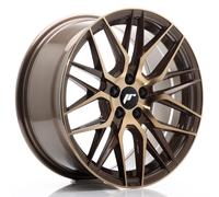 Cerchio in Lega Japan Racing JR28 17x8 ET35 5x100 Bronzo Platino Ruote JR Wheels