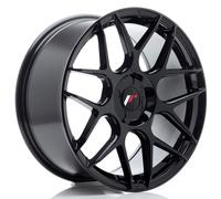 Un cerchio JR Wheels JR18 18x8,5 ET41 5x120 Nero lucido